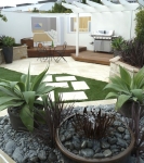 South-Western Sydney Institute Padstow's garden has high quality paving and stone walls