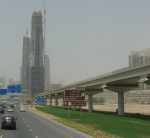 Landscaping Dubai style - lay drip irrigation over pure sand & water 3 times a day to achieve the highest per capita water consumption in the world