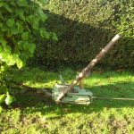 The first steps to build up the pressure (with an old scaffolding pipe)
