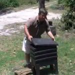 Cooling a worm farm in summer