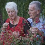 Lyn and Paul Shergog with Salvia 'Ember's Wish' copy