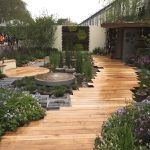 Circles and squares in the Blue Water Roof garden