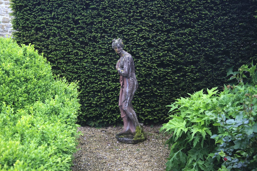 5. Classical statue in Les Jardins en Le Pays d'Auge