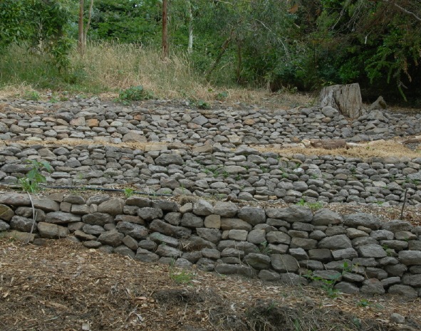 My "rustic" or "vernacular" stone walls
