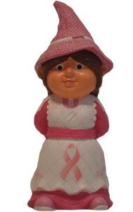 Breast cancer Awareness gnome