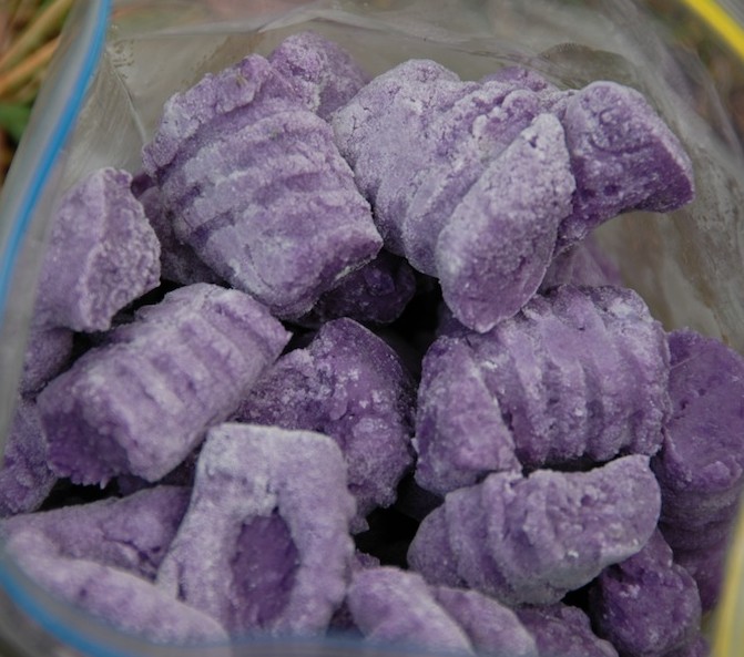 Frozen Purple Congo gnocchi