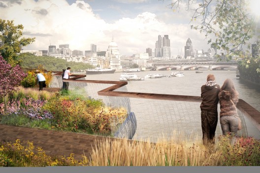 Garden Bridge in London concept design Heatherwick Studio