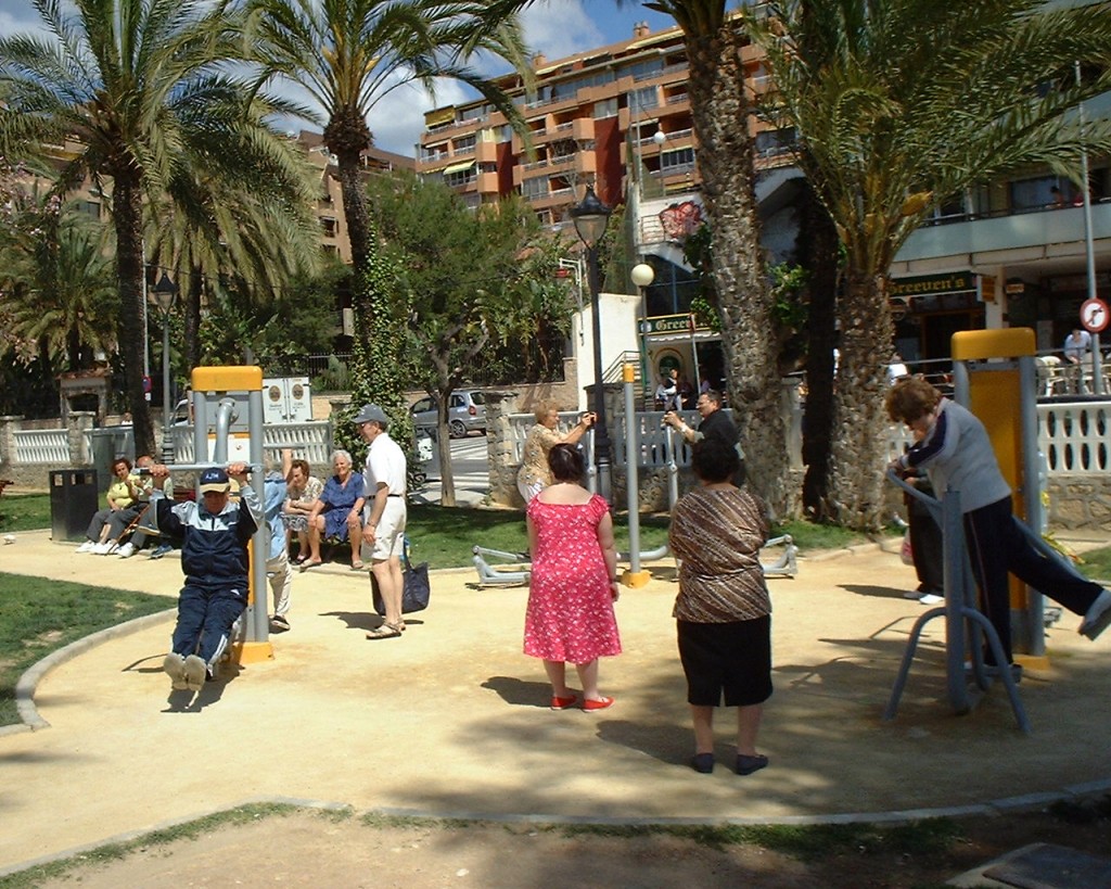 Seniors' Playground. Benidorm, Spain