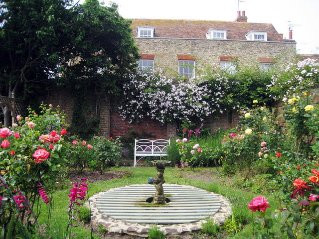 Walled garden at Lamb House. Photo Oast House Archive