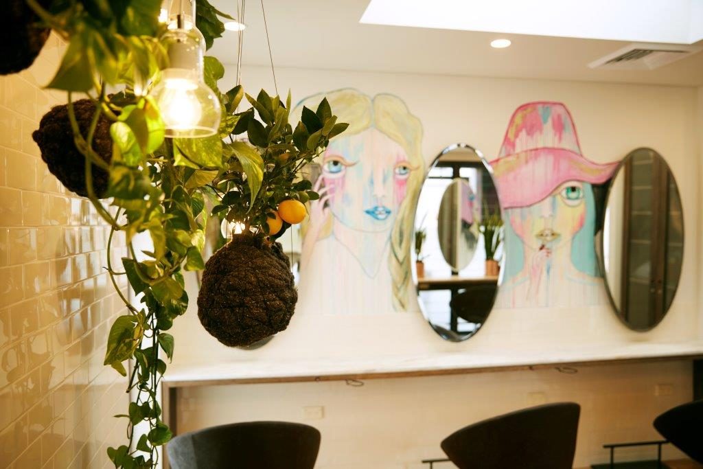 Valonz Haircutters Sydney. Planting design Phillip Withers