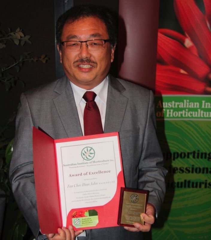 AIH Award of Excellence 2015 John Tan