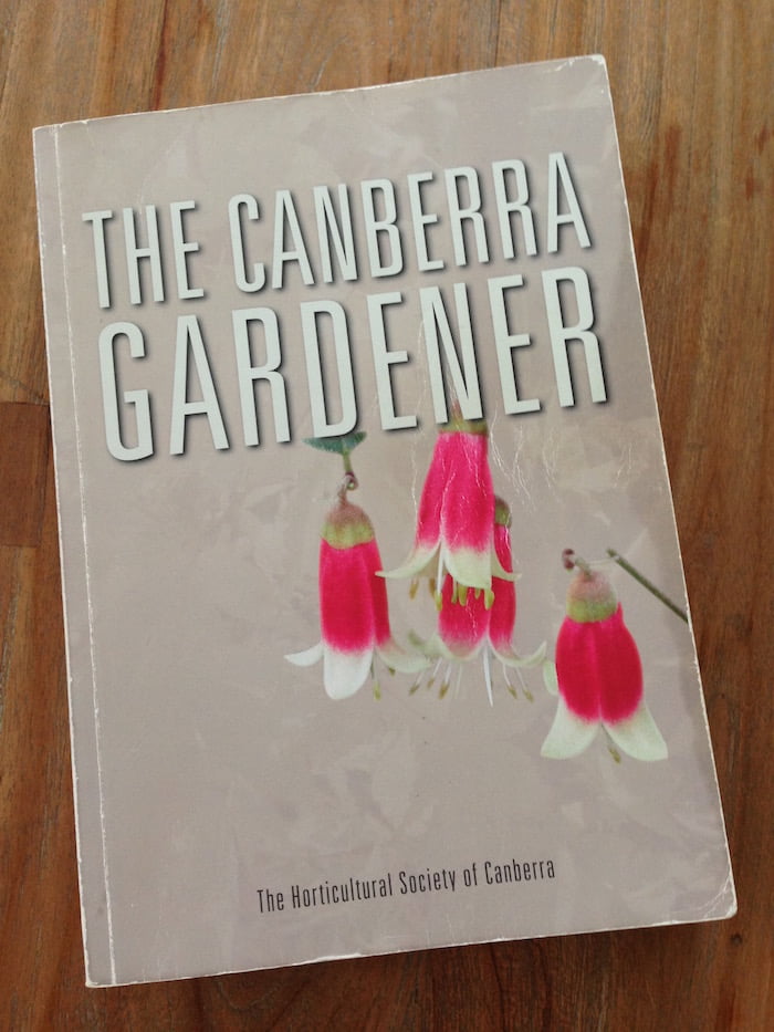My very well thumbed copy of The Canberra Gardener. Photo: Janna Schreier